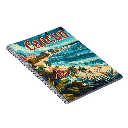 Cancun Beach Notizblock (Rechte Seite)