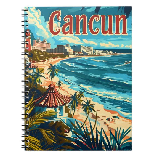 Cancun Beach Notizblock (Vorderseite)