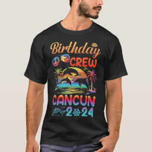 Cancun Birthday Trip Vacation 2024 Matching Group T-Shirt