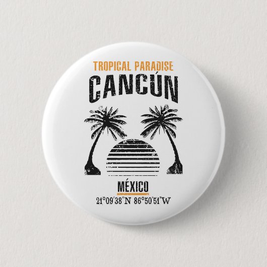 Cancún Button (Vorderseite)