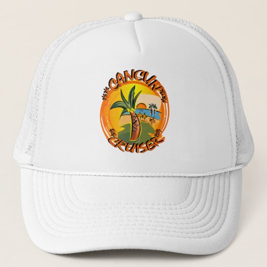Cancun Cruisin Truckerkappe (Vorderseite)