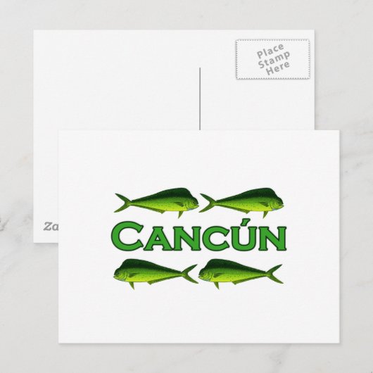 Cancun Dorado Postkarte (Vorne/Hinten)
