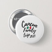 Cancun-Familienreise Mexiko-Urlaub Design Button (Vorne & Hinten)