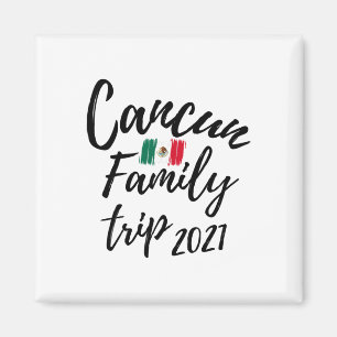 Cancun-Familienreise-Mexiko-Urlaub Design Magnet