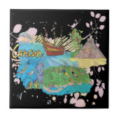 Cancun Fliese (Vorderseite)