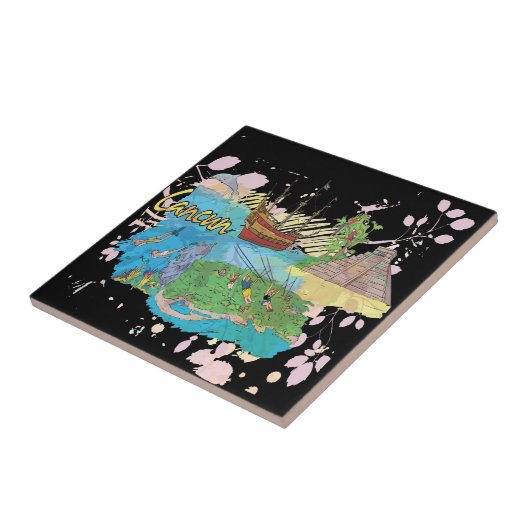 Cancun Fliese (Seite)