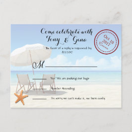 Cancun Hochzeit in Urlaubsort UAWG Postkarte