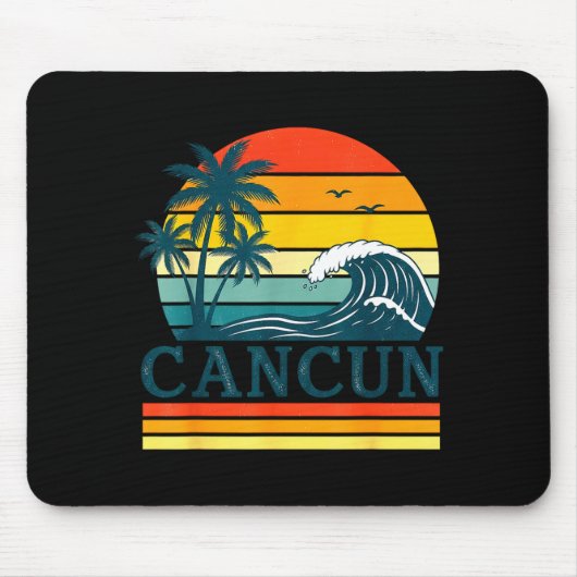 Cancun Holiday Christmas Trip Vacation Matching  Mousepad (Vorne)