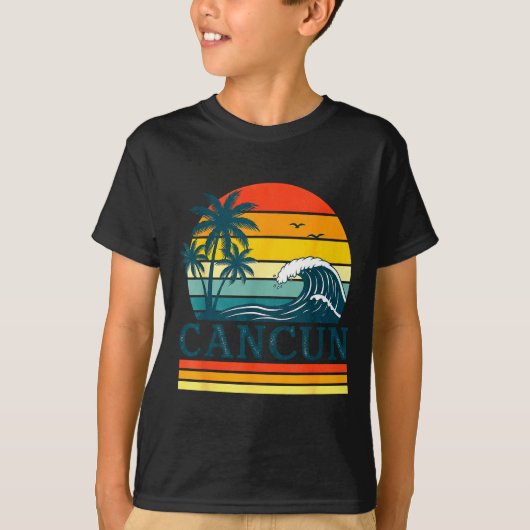 Cancun Holiday Christmas Trip Vacation Matching  T-Shirt (Vorderseite)