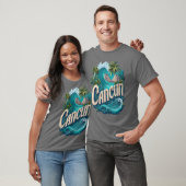 Cancun Karibik Strand Maya-Pyramide Design Freund T-Shirt (Unisex)