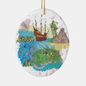 Cancun Keramik Ornament (Rechts)