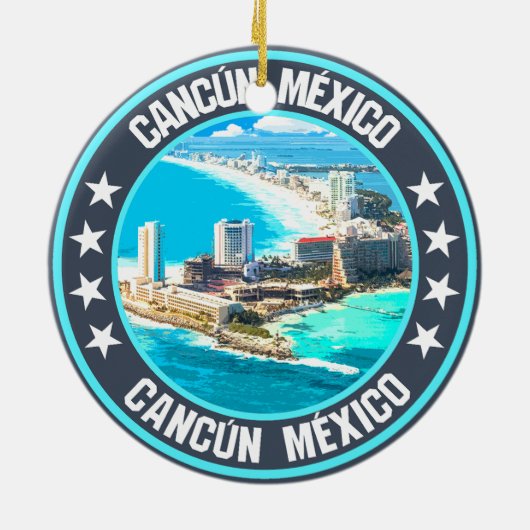 Cancún Keramik Ornament (Hinten)