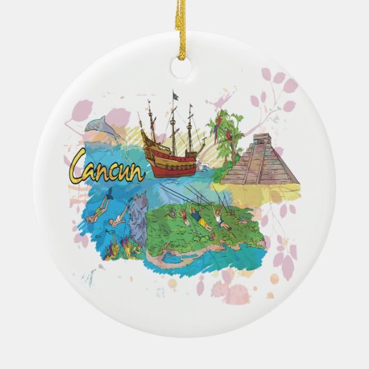 Cancun Keramikornament (Hinten)