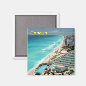 Cancun Kühlschrankmagnet (Vorderseite/Rückseite)
