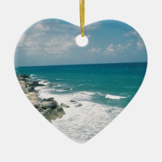 Cancun-Küste Keramik Ornament (Vorne)