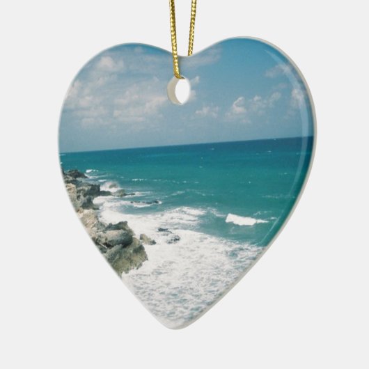 Cancun-Küste Keramik Ornament (Links)