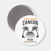 Cancún Magnet (Vorderseite/Rückseite)