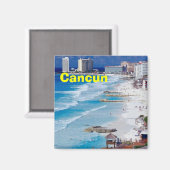 Cancun-Magnet Magnet (Vorderseite/Rückseite)