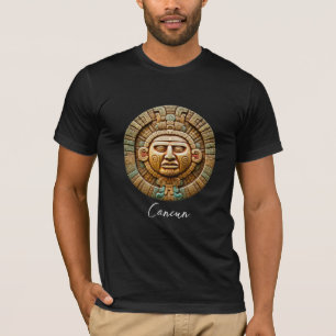 Cancun Mayan Sculpture T - Shirt