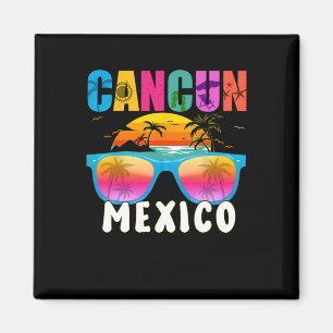 Cancun Mexico 2025 Ferien Beach Matching Family Magnet