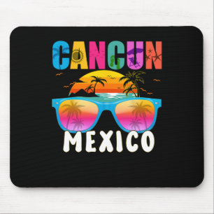 Cancun Mexico 2025 Ferien Beach Matching Family Mousepad