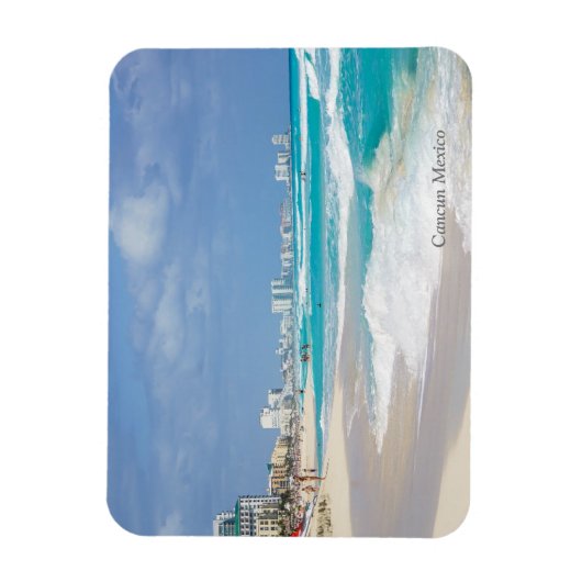 Cancun Mexico Beach Magnet (Vertikal)