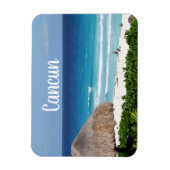 Cancun Mexico Beach Resort Magnet (Vertikal)