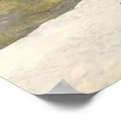 Cancun Mexico Beach Rocky Ocean Waves Postkarte Poster (Ecke)