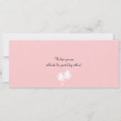 Cancun Mexico Boarding Pass Destination Wedding Einladung (Rückseite)