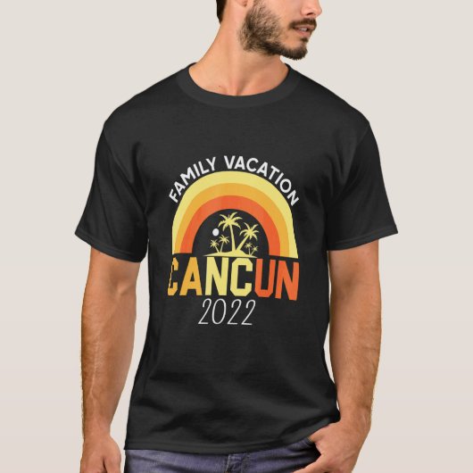 Cancun Mexico Family Vacation 2022 Souvenir Matchi T-Shirt (Vorderseite)