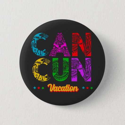 Cancun Mexico Group Vacation Adventure Button (Vorderseite)
