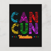 Cancun Mexico Group Vacation Adventure Postkarte (Vorderseite)