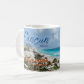 Cancun Mexico Landschaftlich Coffee Tasse Cup Souv (Vorderseite Links)