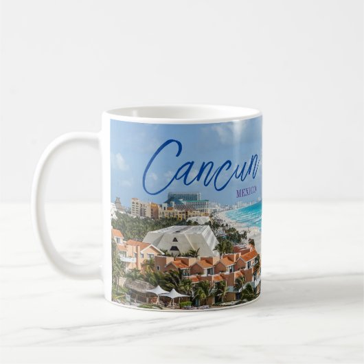 Cancun Mexico Landschaftlich Coffee Tasse Cup Souv (Links)