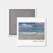 Cancun Mexico Ocean Beach Magnet (Vorderseite/Rückseite)