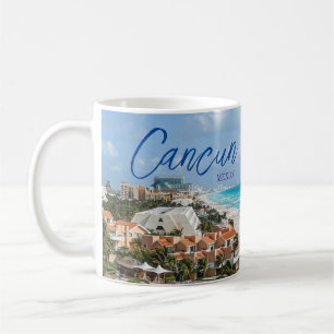 Cancun Mexico Panoramabild Kaffeetasse Souvenir
