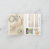 Cancun Mexico Pass Ankündigung Datum freihalten (Innenseite)