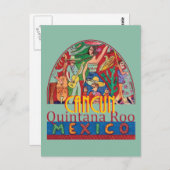 CANCUN Mexico Postcard Postkarte (Vorne/Hinten)