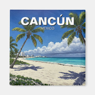 Cancun Mexico Reisestrand Magnet