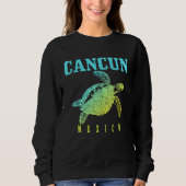 Cancun Mexico Sea Turtle Beach Scuba Diving Diver Sweatshirt (Vorderseite)