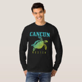 Cancun Mexico Sea Turtle Beach Scuba Diving Diver T-Shirt (Vorne ganz)
