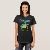 Cancun Mexico Sea Turtle Beach Scuba Diving Diver T-Shirt (Vorne ganz)