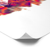 Cancun Mexico Skyline Poster (Ecke)