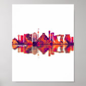 Cancun Mexico Skyline Poster (Vorne)