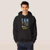 Cancun Mexico Souvenir Geschenk Frühling Sommerurl Hoodie (Vorne ganz)