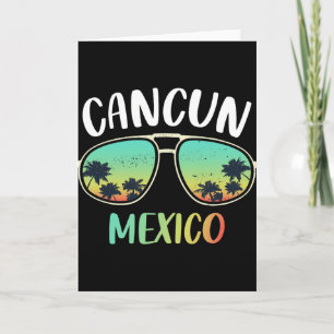 Cancun Mexico Souvenir-Shirt Familie Passende Vaka Karte