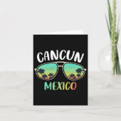 Cancun Mexico Souvenir Shirt Family Matching Vacat Karte (Vorderseite)