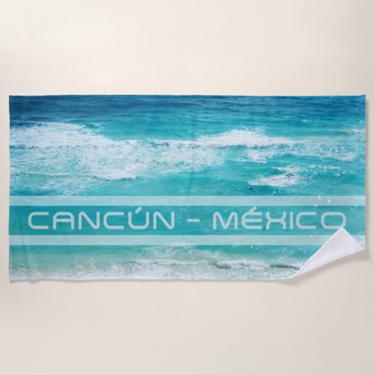 Cancún - México Strandtuch (Vorderseite)