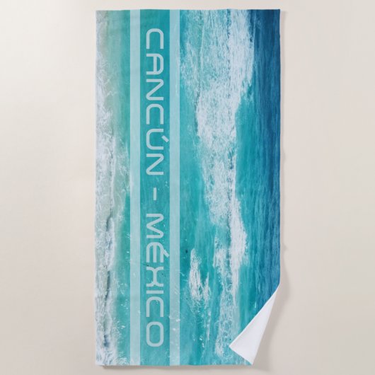 Cancún - México Strandtuch (Vorderseite)