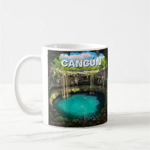 Cancun Mexico Travel Cenote Kaffeetasse